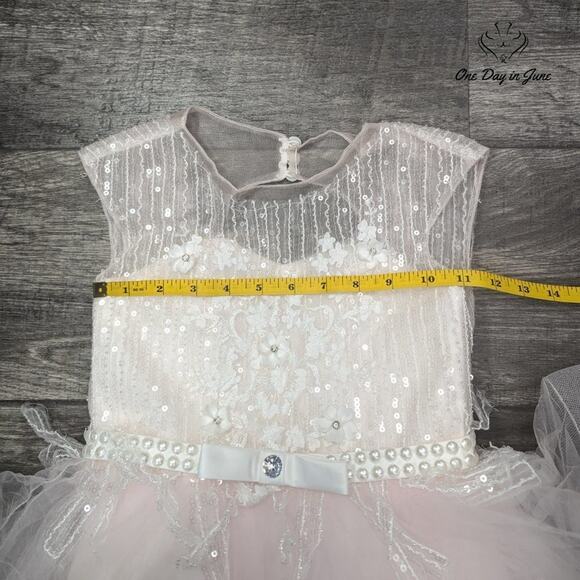 IBTOM CASTLE Sleeveless Tulle Dress Size 6-7 - Picture 4 of 4